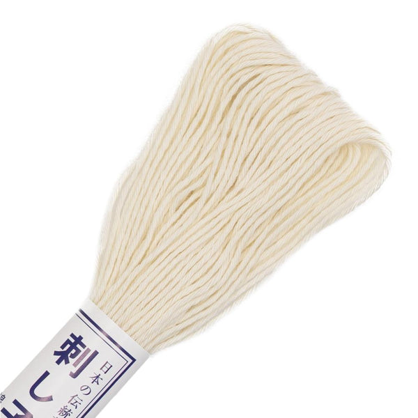 Olympus Sashiko Cotton Thread 22yd - Solid - Off White
