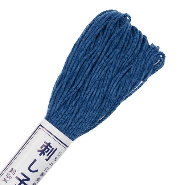 Olympus Sashiko Cotton Thread 22yd - Solid - Cobalt Blue*