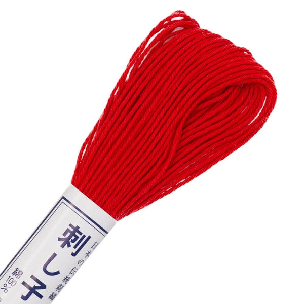 Olympus Sashiko Cotton Thread 22yd - Solid - Red