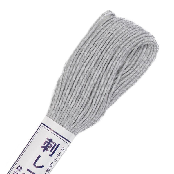 Olympus Sashiko Cotton Thread 22yd - Solid - Gray