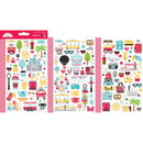 Dooblebug Mini Cardstock Stickers 3 pack - Fun At The Park Icons
