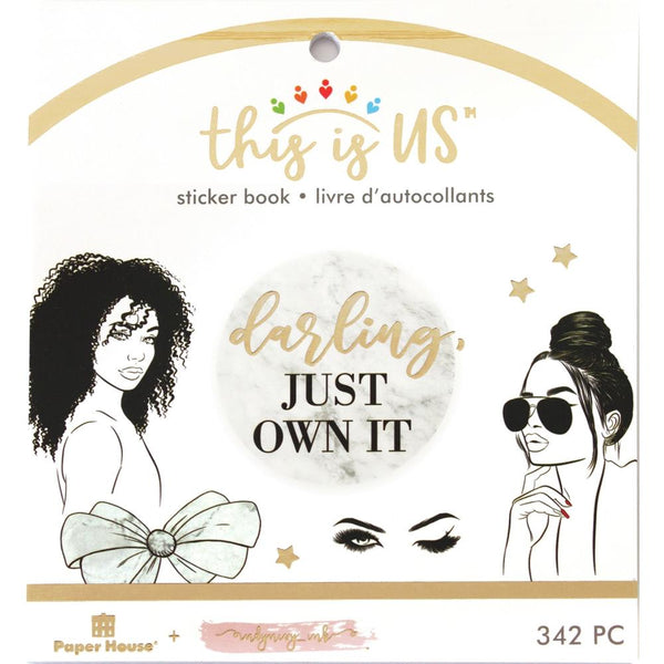 Paper House - This Is Us Mini Sticker Book 520 pack - Glamorous Girls*