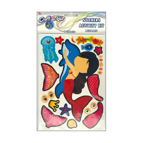Craft For Kids Imports Stickers Activity Kit - Mermaid*