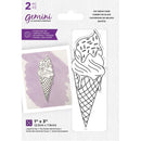 Gemini Clear Stamps & Dies - Ice Cream Cone*