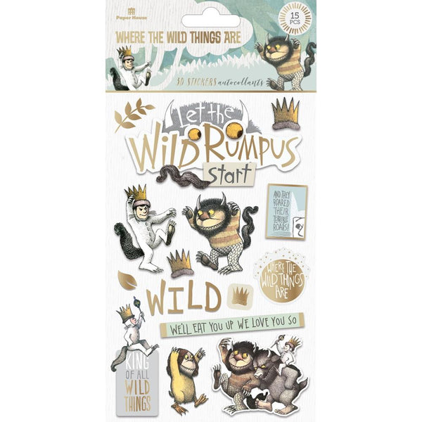 Paper House 3D Stickers - Where The Wild Things Are*
