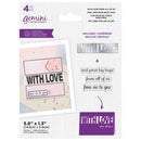 Crafter's Companion Gemini Clear Stamps & Die - With Love