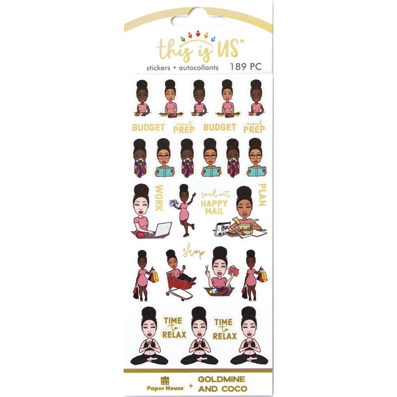 Paper House - This Is Us Functional Sticker Set 122 pack - Peyton*