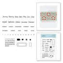 Spellbinders Clear Acrylic Stamps - Plan Your Day