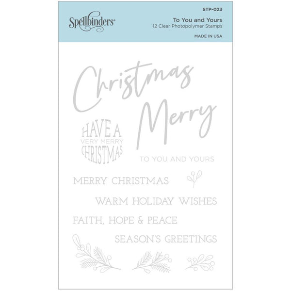 Spellbinders Stamps - To You And Yours*