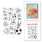 Stampendous Clear Stamps Puppy Hugs Faces And Sentiments