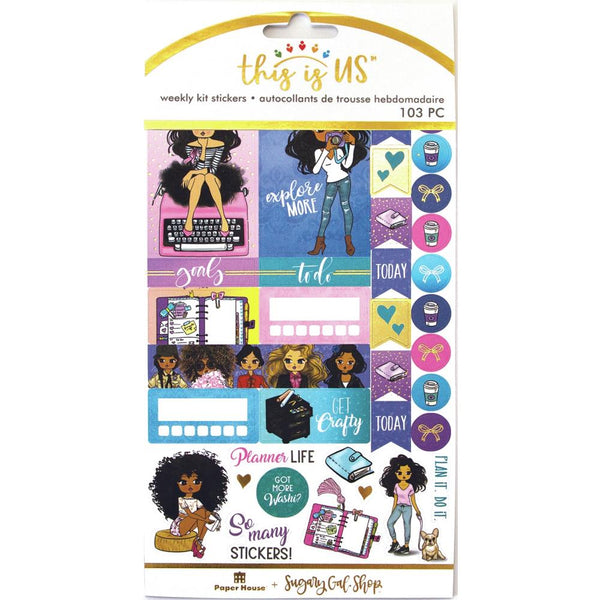 Paper House - This Is Us Weekly Planner Sticker Kit 175 pack  Planner Girl*