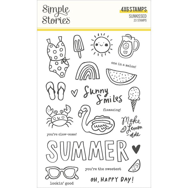 Simple Stories Sunkissed Photopolymer Clear Stamps*