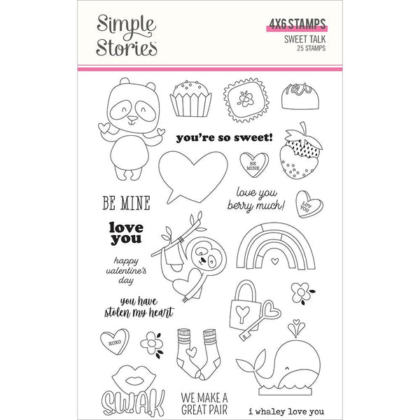 Simple Stories Sweet Talk Photopolymer Clear Stamps
