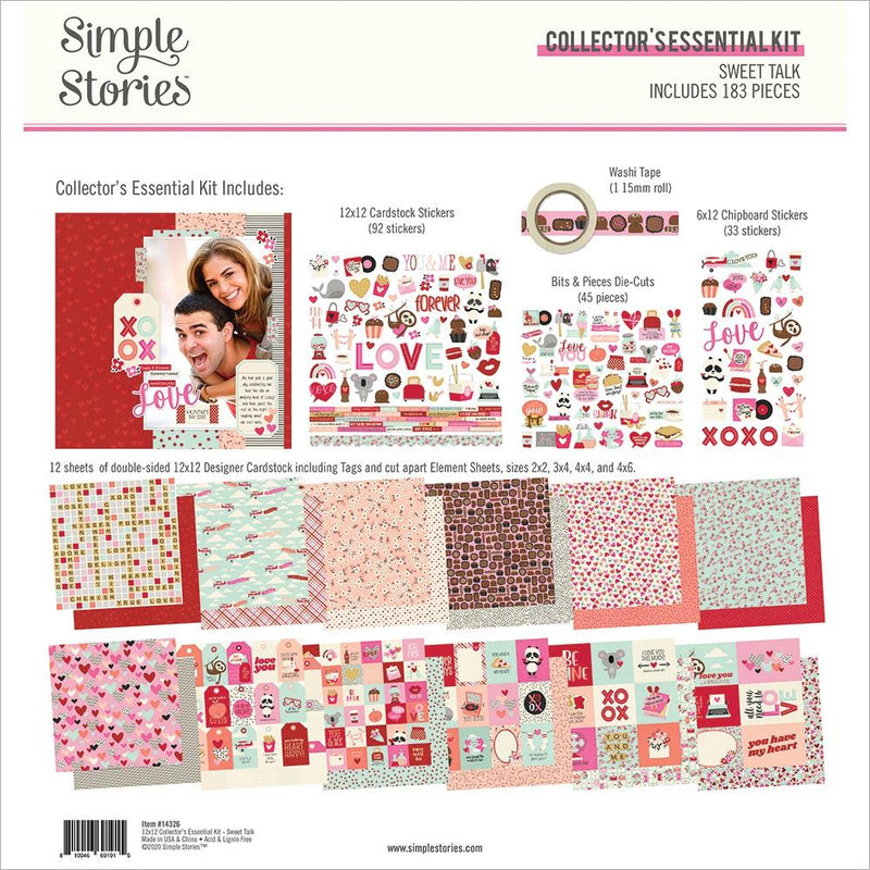 Simple Stories Collector's Essential Kit 12"X12" Sweet Talk*
