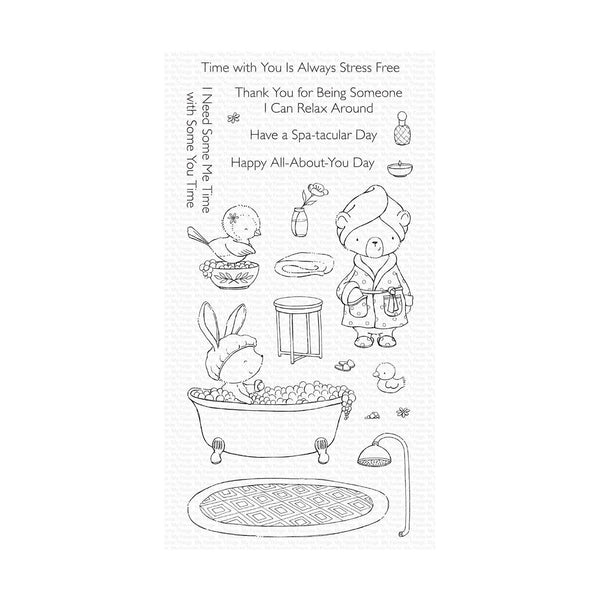My Favorite Things Clear Stamp Set - Spa Day*