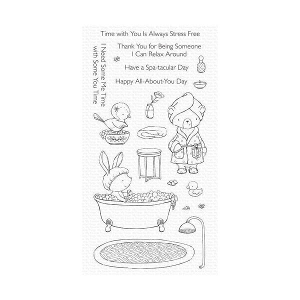 My Favorite Things Clear Stamp Set - Spa Day