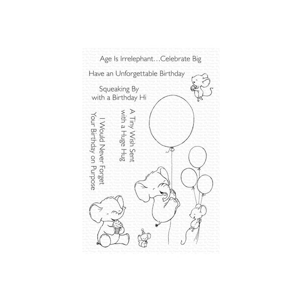 My Favorite Things Clear Stamps - Unforgettable Birthday 4"x 6*