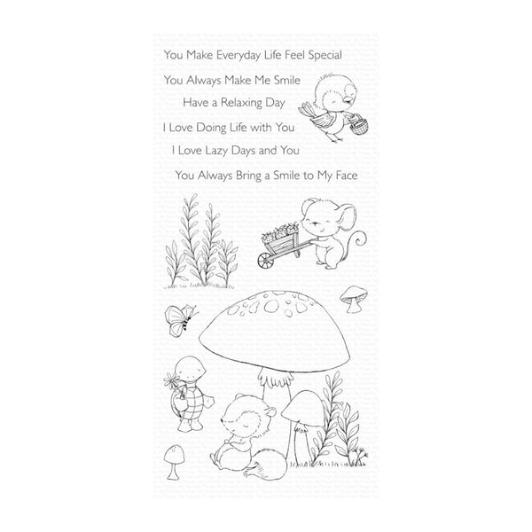 My Favorite Things Stacey Yacula Clear Stamp Set 4in x 8in - Always Bring A Smile