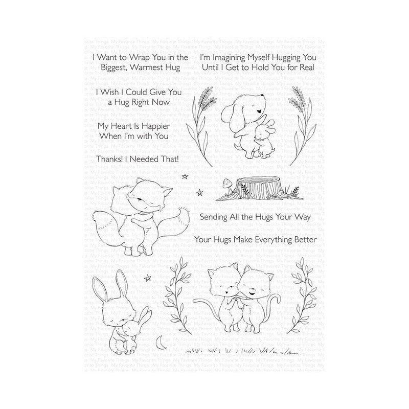 My Favorite Things Stacey Yacula Stamps 6"X 8" - Hugs Make Everything Better*