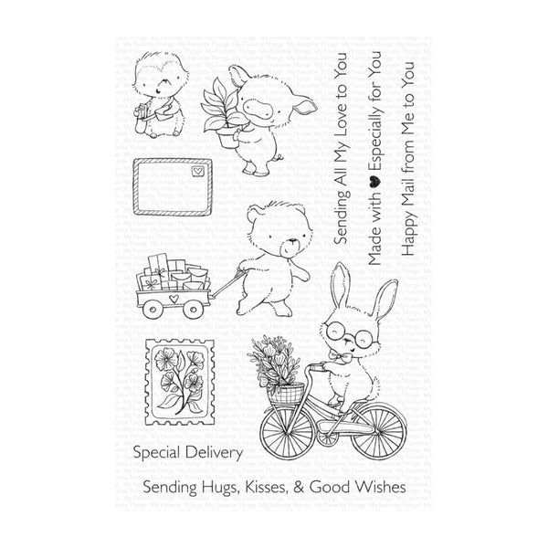 My Favorite Things Stacey Yacula Stamps 4"x 6" - Happy Mail*