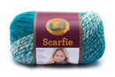 Lion Brand Scarfie Yarn - Cream/Teal 150g^