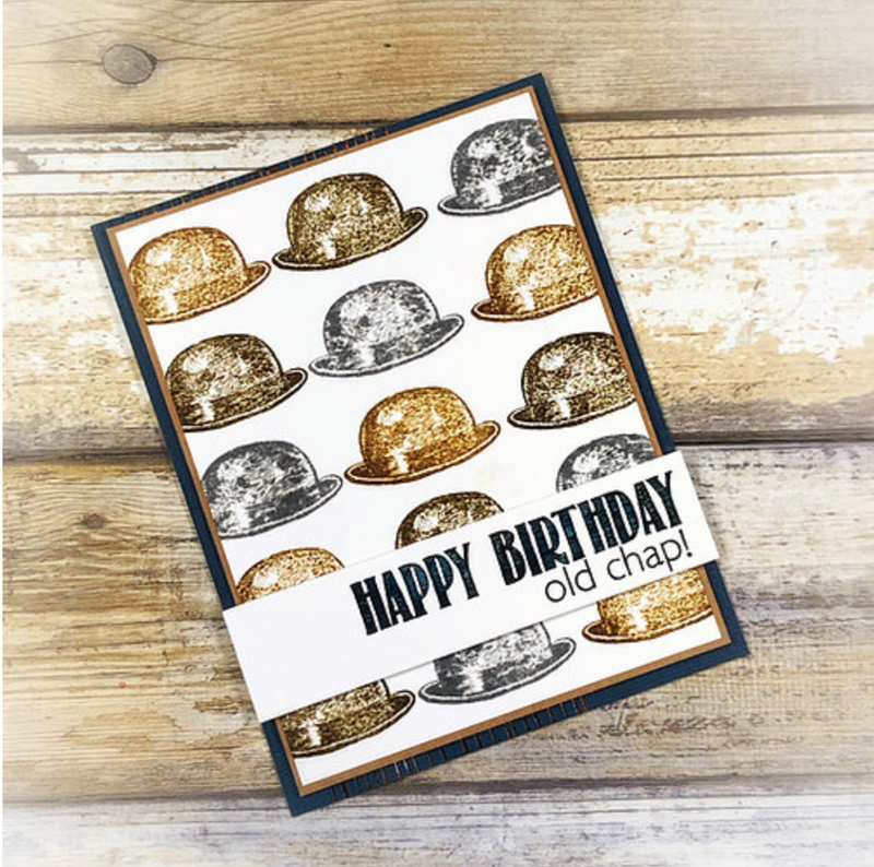 Colorado Craft Company Clear Stamps 4"x 6" - Old Chap Birthday - Savvy Sentiments*