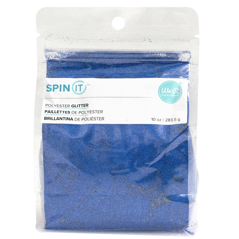 We R Memory Keepers Spin It - Extra Fine Glitter 10oz - Blue*