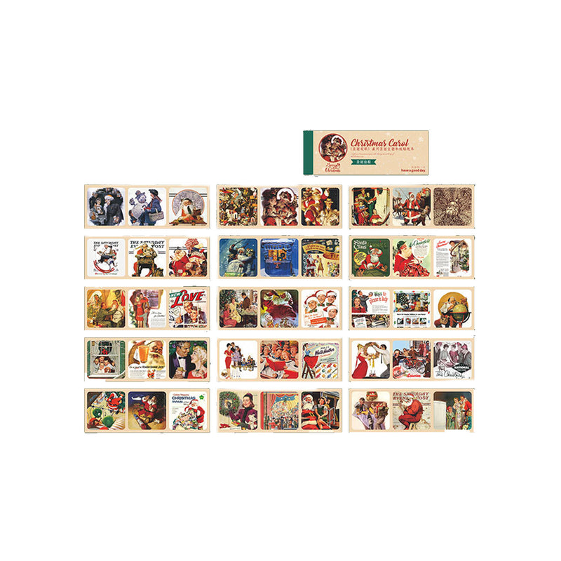 Poppy Crafts Christmas Washi Sticker Booklet - 30pack - Santa's Lap*