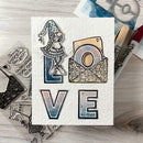 Colorado Craft Company Clear Stamps 4"x 6" - Sitting Gnomes - By Kris Lauren*