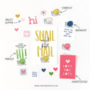 Concord & 9th Clear Stamps 4"x 8" - Snail Mail