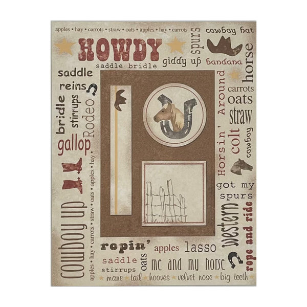 Carolee's Creations - Ting A Ling Die Cuts - Howdy Frame