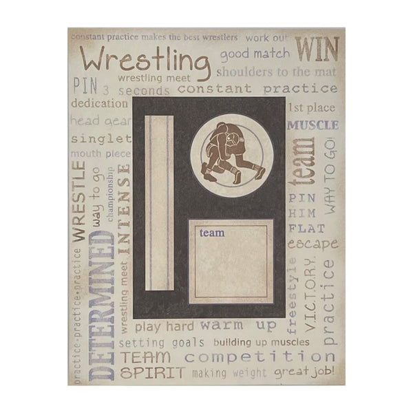 Carolee's Creations - Ting A Ling Die Cuts - Wrestling Frame*