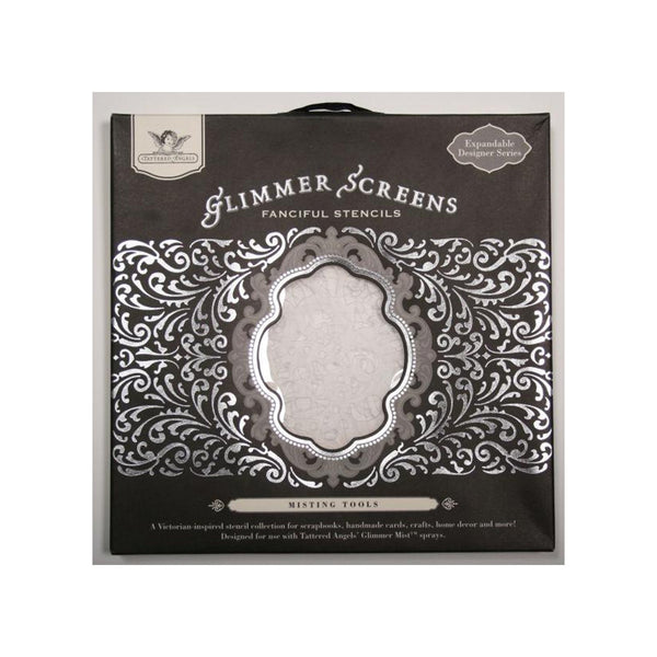 Tattered Angels – Glimmer Screens – Fanciful Stencils Starter Kit