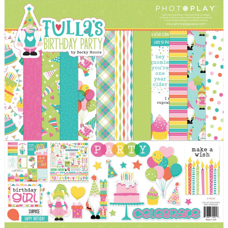 PhotoPlay Collection Pack 12in x 12in - Tulla's Birthday*