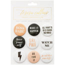 Teresa Collins Designer Inspirational Pin Set 9/Pkg - Make It Happen*