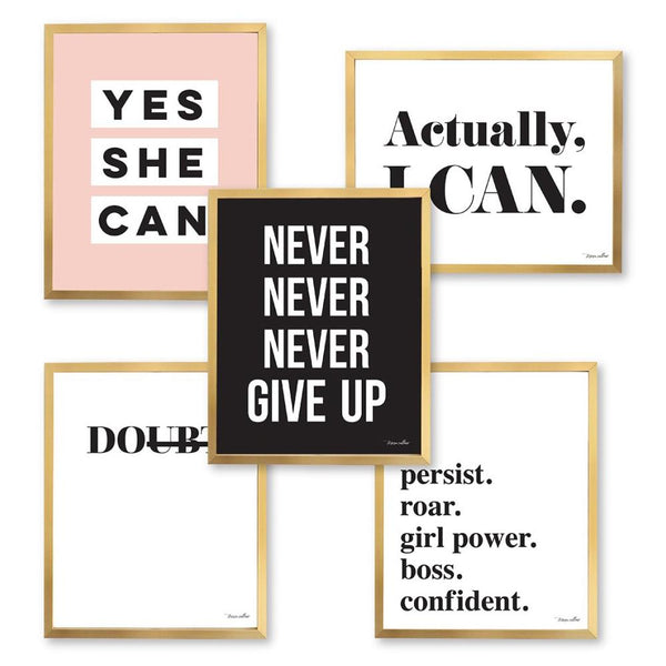 Teresa Collins Print Sheets 5 pack - Never Give Up*