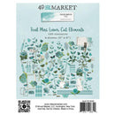 49 And Market Colour Swatch: Teal Mini Laser Cut Outs Elements