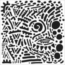Crafter's Workshop Template 12"x 12" - Mystical Doodles*