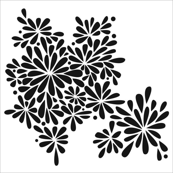 Crafter's Workshop Template 12"X12" - Petal Splash*