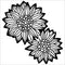 Crafter's Workshop Template 12"X12" - Wild Sunflowers*