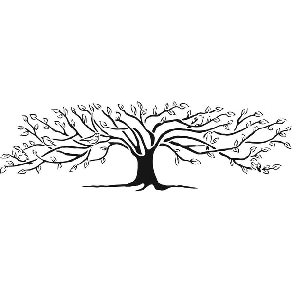 Crafter's Workshop Rustic Sign Template 16.5"X6" - Family Tree*