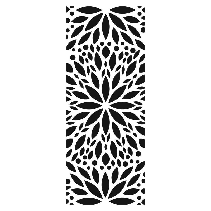 Crafter's Workshop Slimline Stencil 4"X9" - Petal Display*
