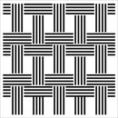 Crafter's Workshop Template 6"x 6" - Basketweave*