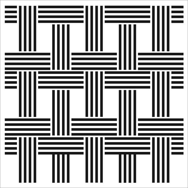 Crafter's Workshop Template 6"x 6" - Basketweave*