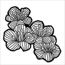 Crafter's Workshop Template 6"X6" - Hawthorn Flowers*
