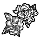 Crafter's Workshop Template 6"X6" - Dogwood Pair*