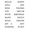 Crafter's Workshop Layered Card Stencil 8.5"X11" - Full Sheet Of Good Words