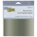 Crafter's Workshop Foil Transfer Sheets 6"X6" 12 pack  - Beach Glass*