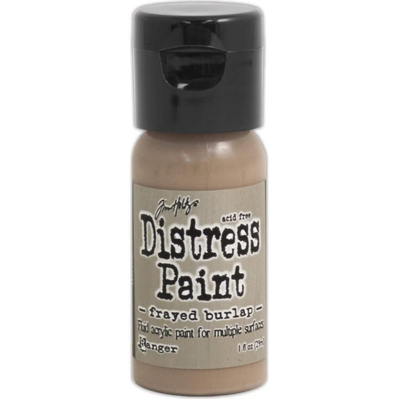 Tim Holtz Distress Paint Flip Top 1oz - Frayed Burlap
