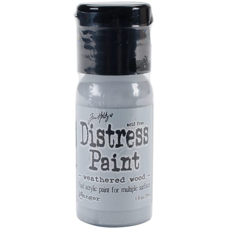 Tim Holtz Distress Paint Flip Top 1oz - Weathered Wood